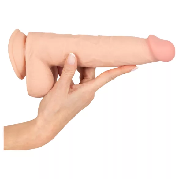 Natute Skin - realistični dildo s kožom - 25 cm - natur