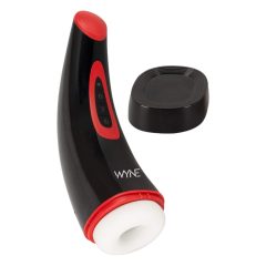 WYNE 03 - punjivi masturbator s usisnom vibracijom (crni)
