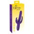 SMILE Triple - trostruki vibrator s akumulatorom i rotacijom (ljubičasti)