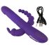 SMILE Triple - trostruki vibrator s akumulatorom i rotacijom (ljubičasti)
