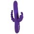 SMILE Triple - trostruki vibrator s akumulatorom i rotacijom (ljubičasti)