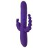 SMILE Triple - trostruki vibrator s akumulatorom i rotacijom (ljubičasti)
