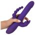 SMILE Triple - trostruki vibrator s akumulatorom i rotacijom (ljubičasti)