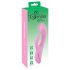 SMILE Nodding - punjivi vibrator s klitoralnim nastavkom (rozi)