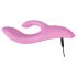 SMILE Nodding - punjivi vibrator s klitoralnim nastavkom (rozi)