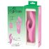 SMILE Nodding - punjivi vibrator s klitoralnim nastavkom (rozi)