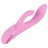 SMILE Nodding - punjivi vibrator s klitoralnim nastavkom (rozi)