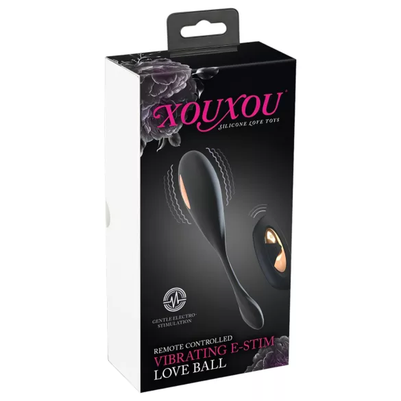 XOUXOU - vibrator jaje na daljinsko upravljanje - crna