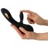 XOUXOU - bežični elektro vibrator s klitoralnom stimulacijom (crni)