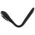 Vibracijski penis plug - crni, punjivi (1,1 cm)