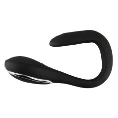   Penis Plug Dilator - uretralni vibrator na punjenje (0,6-1,1 cm) - crni