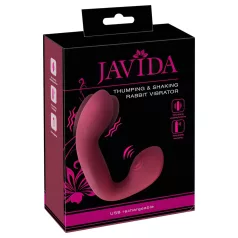   Javida Thumping - pulsirajući G-točka i klitoris vibrator (crveni)