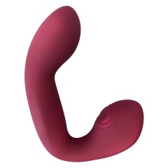   Javida Thumping - pulsirajući vibrator G-točke i klitorisa na baterije (crveni)