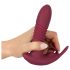 Javida RC - radio, 3-funkcijski klitoralni vibrator (crveni)