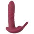 Javida RC - radio, 3-funkcijski klitoralni vibrator (crveni)