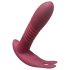Javida RC - radio, 3-funkcijski klitoralni vibrator (crveni)