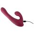 Javida - rotirajući vibrator s radio i klitoris ručkom (crveni)