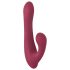 Javida - rotirajući vibrator s radio i klitoris ručkom (crveni)