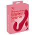 You2Toys Strapless - bežični strap-on vibrator - silikon - crveni