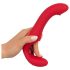 You2Toys Strapless - bežični strap-on vibrator - silikon - crveni
