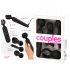 Couples Choice - baterijski grijaći masažer vibrator (crni)
