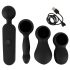 Couples Choice - baterijski grijaći masažer vibrator (crni)
