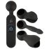 Couples Choice - baterijski grijaći masažer vibrator (crni)