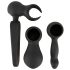 Couples Choice - baterijski grijaći masažer vibrator (crni)