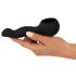 Couples Choice - baterijski grijaći masažer vibrator (crni)