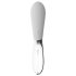 Liaison Curve - punjivi LED vibrator (prozirno-bijeli)