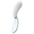 Liaison Curve - punjivi LED vibrator (prozirno-bijeli)