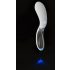 Liaison Curve - punjivi LED vibrator (prozirno-bijeli)