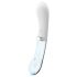 You2toys Liaison LED vibrator - prozirno-bijeli, silikon-staklo