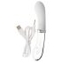 You2toys Liaison LED vibrator - prozirno-bijeli, silikon-staklo