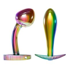 ANOS Metal Rainbow - set metalnog analnog dilda (2 dijela)