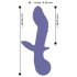 AWAQ.U 2 - punjivi G-točka vibrator s 2 motora (ljubičasti)