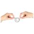 You2Toys - trostruki silikonski prsten za penis i testise (srebrni)