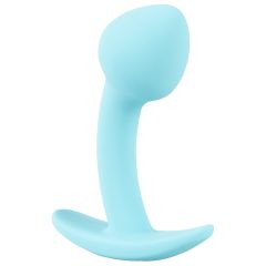   Cuties Mini Butt Plug - silikonski analni dildo - plavi (2,6 cm)