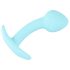 Mini Silikonski Analni Plug - Plavi (2,6 cm)