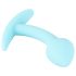 Mini Silikonski Analni Plug - Plavi (2,6 cm)