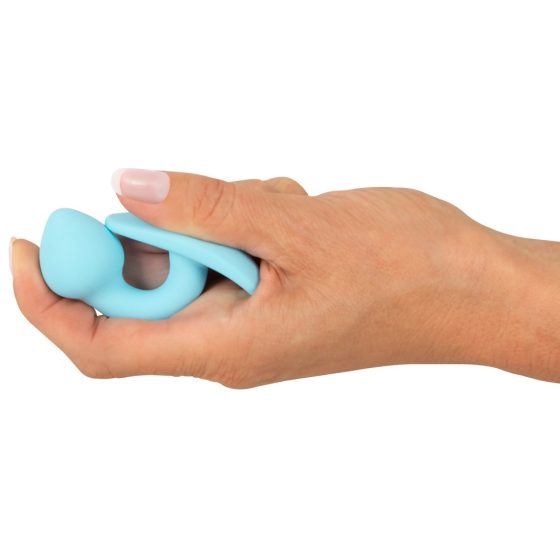Cuties Mini Butt Plug - silikonski analni dildo - plavi (2,6 cm)