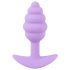 Cuties Mini Butt Plug - silikon analni čep - ljubičasti (2,8cm)