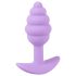 Cuties Mini Butt Plug - silikon analni čep - ljubičasti (2,8cm)