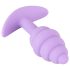 Cuties Mini Butt Plug - silikon analni čep - ljubičasti (2,8cm)