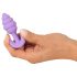 Cuties Mini Butt Plug - silikon analni čep - ljubičasti (2,8cm)