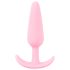 Cuties Mini analni plug - silikonski, ružičasti (2,1 cm)