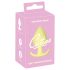 Cuties Mini Butt Plug - silikonski analni čep - žuti (3,1cm)
