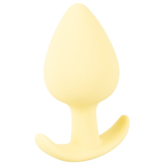 Cuties Mini Butt Plug - silikonski analni dildo - žuti (3,1 cm)