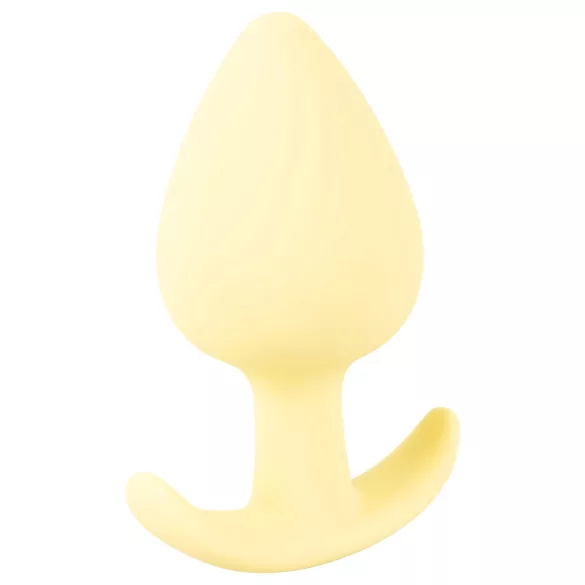 Cuties Mini Butt Plug - analni čepić od silikona - žuti 3,1 cm