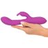 Javida Thumping Rabbit - 3-motorski vibrator s rukohvatom za klitoris (ljubičasta)
